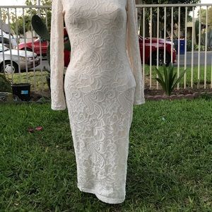 Long laced dress
